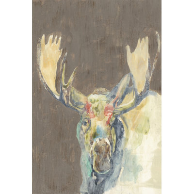 Rustic Wildlife III by Jennifer Goldberger - Wrapped Canvas Painting