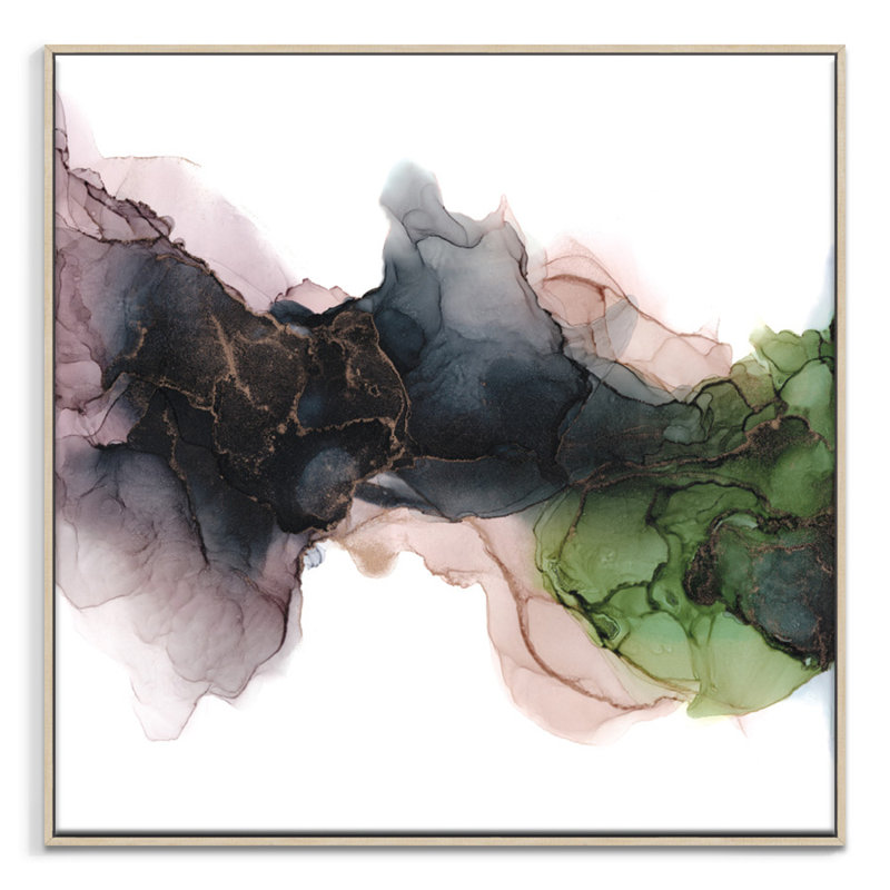 Spellbound by Fern Siebler - Painting on Canvas, Timber Floater Frame, 77.5 cm H x 77.5 cm W x 4 cm D