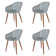 Eligio Rectangular 6 - Person 82'' Long Dining Set