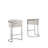 Maheer 24" Counter Stool in Velvet Upholstery and Chrome Base (Single Chair)-847964068-901568669