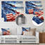 Drapeau drapeau américain I - drapeau États-Unis, art mural en métal-716225779