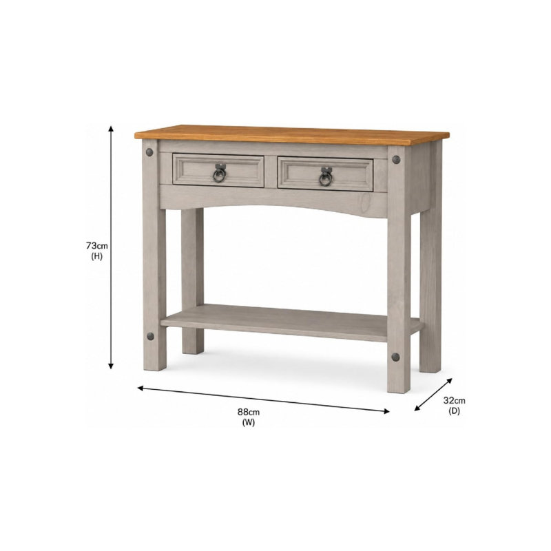 88 cm W Console Table