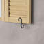 Shutter Dog Scroll Hand Forged Iron Masonry Single