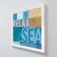 «Beachscape Collage III», art textuel sur toile-25337225-25337229-90545581