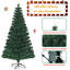 Artificial Christmas Tree Green with LED Lights-1013639909