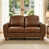 Brown Faux Leather