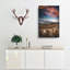 King Penguins And Mountains - Wrapped Canvas-56659124