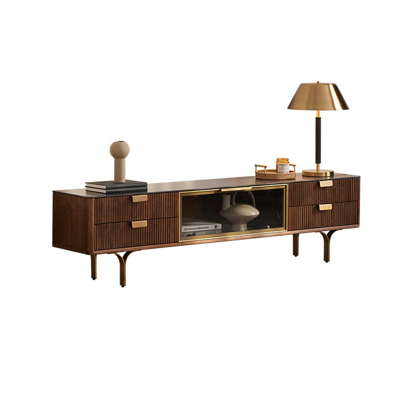 French style solid wood TV stand