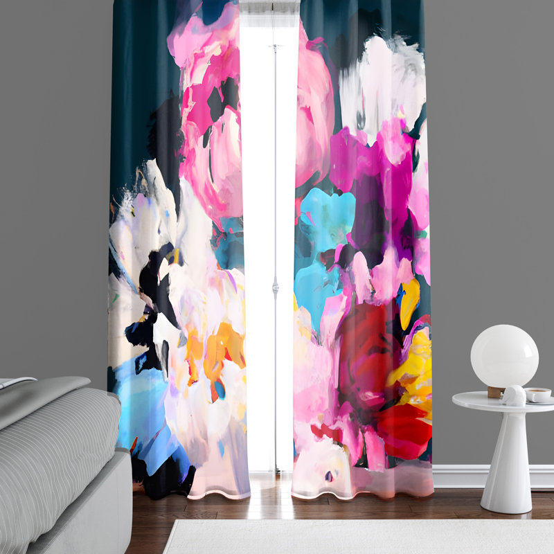 Paire de rideaux semi-transparents Alante, L 40 po x L 61 po