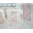 Blush Petal Border Throw Pillow