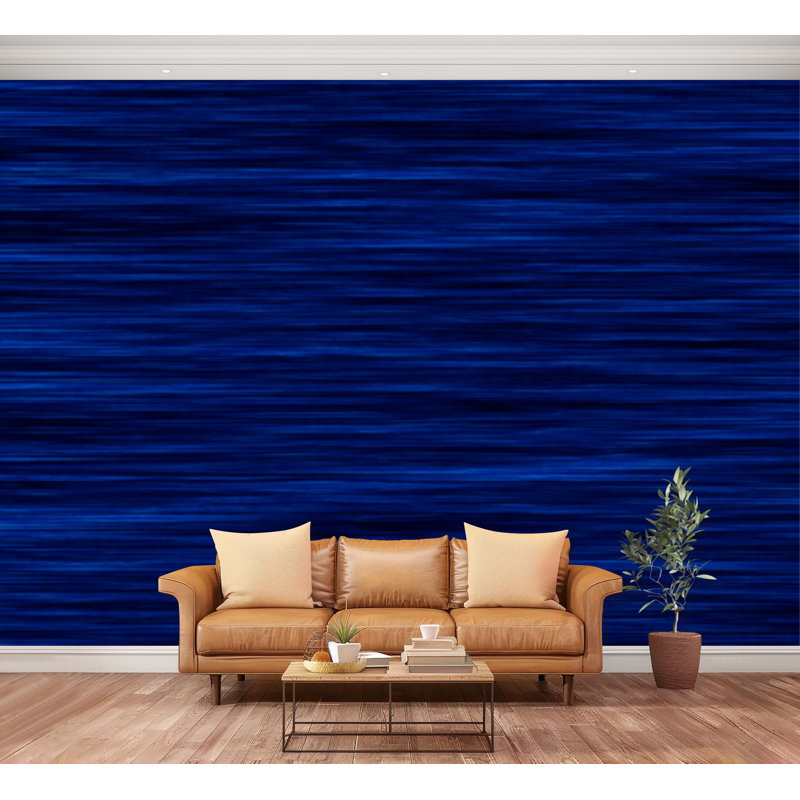 Papier peint adhésif pelez et collez bleu marine Marl Heather Triblend Melange, L 100 po x l 144 po