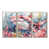 Toile naturelle avec cadre flottant