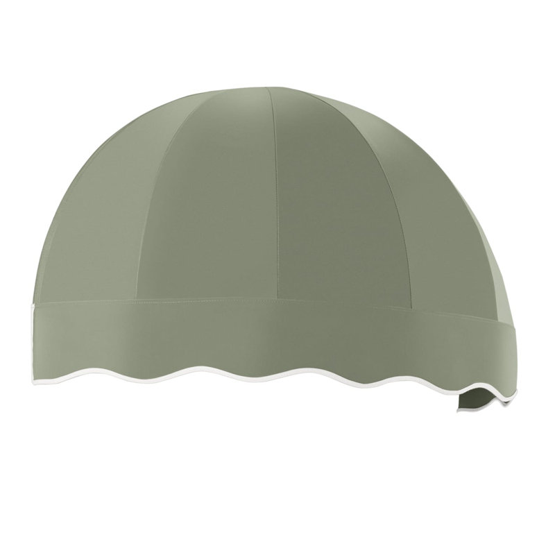 Awntech Bostonian Acrylic Fabric Fixed Awning, 26.25" H x 40.5" W x 20.25" D, Sage