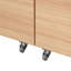 Garde-manger compact Topmax, buffet de 69 po de hauteur avec huche et poste de travail pliable, armoire de rangement multifonctionnelle avec tablette réglable et prise de courant pour salle à manger, salon, armoire naturelle-901570015
