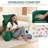 Comfy High Backrest Pillow Arm Pillow With Head Rest & Pockets-111629235