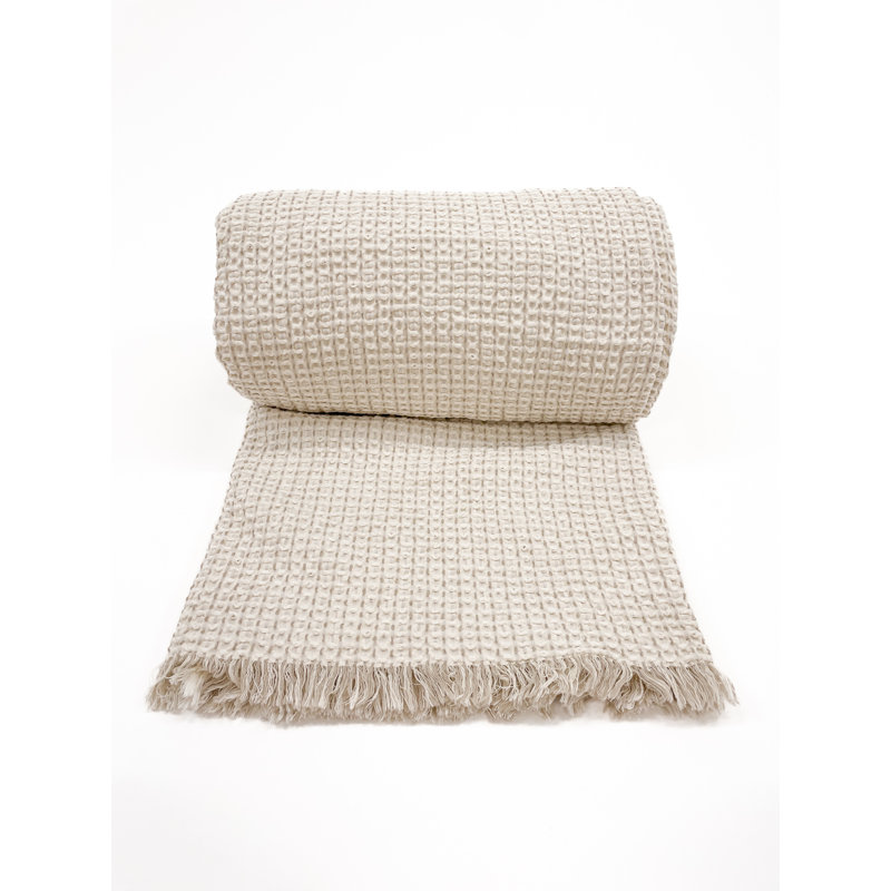 Blanket, White, 68" x 68"