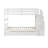 Daft Kids Twin Over Twin Bunk Bed with Trundle-143096662