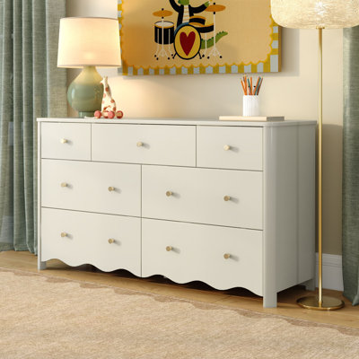 Sutton 7 Drawer Dresser, Linen White