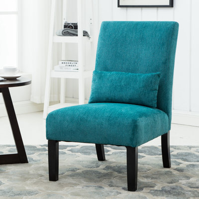 Fauteuil d'appoint sans accoudoirs avec coussin Pisano