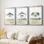 LANDSCAPES Series LXV III - Impression personnalisée de qualité supérieure avec passe-partout - 3 pièces-358020651-358020650