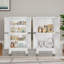 Armoire de cuisine en métal 47,5 "avec 4 portes et tablettes réglables H 47,25"-566392207