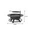 Barbecue au charbon 38,98 po