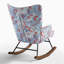Chaise berçante à oreilles en porcelaine-108741120