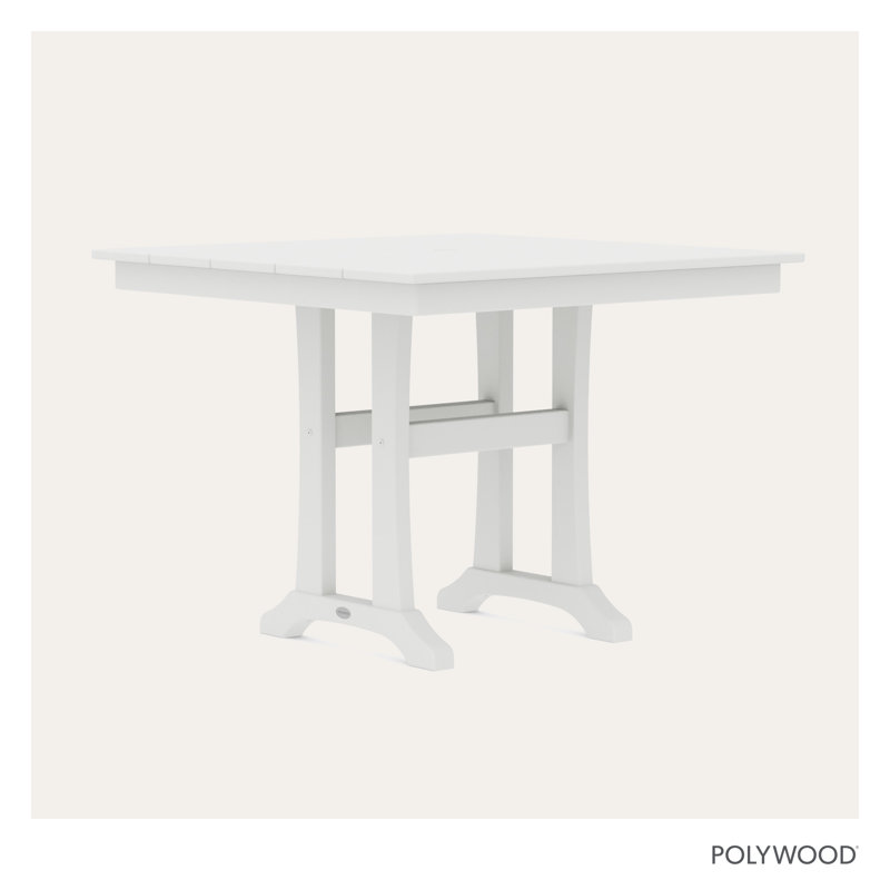 Farmhouse Trestle Dining Table, White