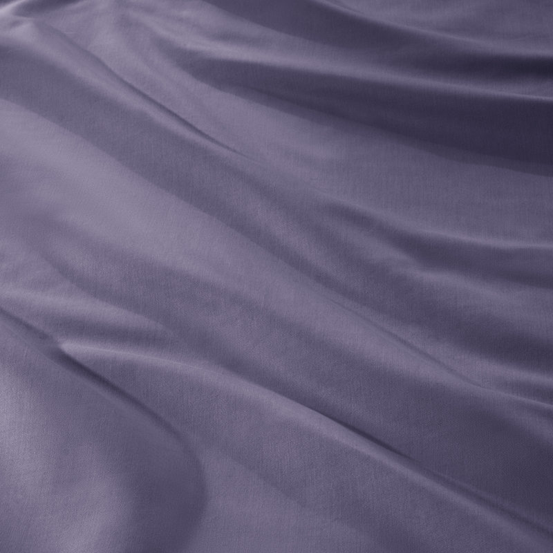 400 Thread Count Sateen Sheet Set, King Sheet Set with 2 Pillowcases, Dusty Purple