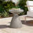 Sayle Round Magnesium Oxide Outdoor Side Table-671095513