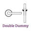 Craftsman Plate Double Dummy with Parlour Lever-450196876