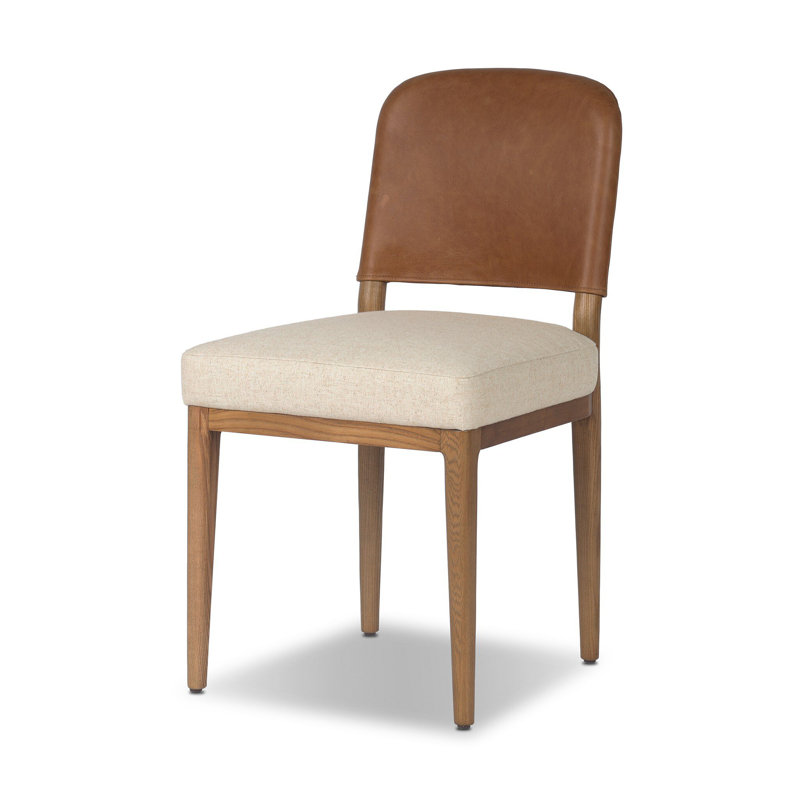 Ryver Dining Chair-Dulane Mahogany, Antwerp Natural