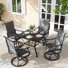 Ensemble de 4 fauteuils de salle à manger Avionce