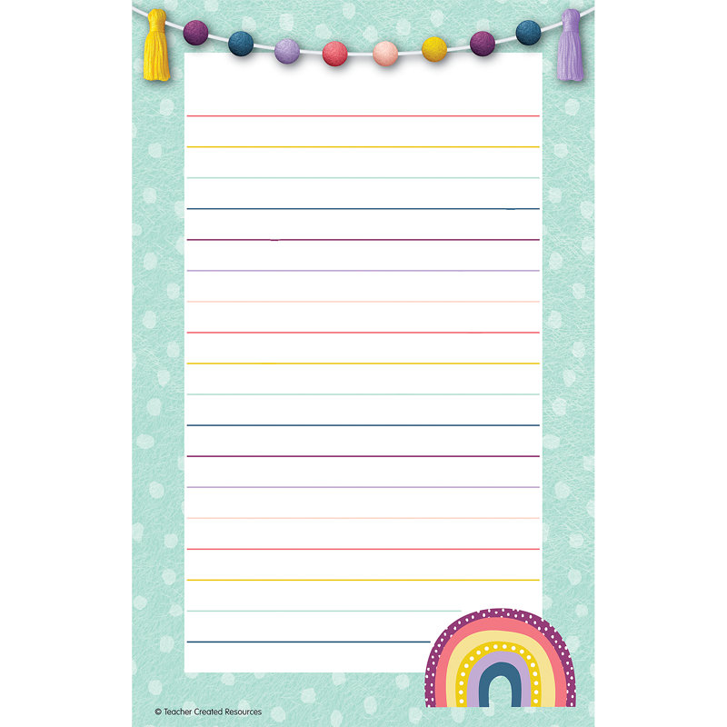 Un enseignant a créé des ressources Oh Happy Day Notepad