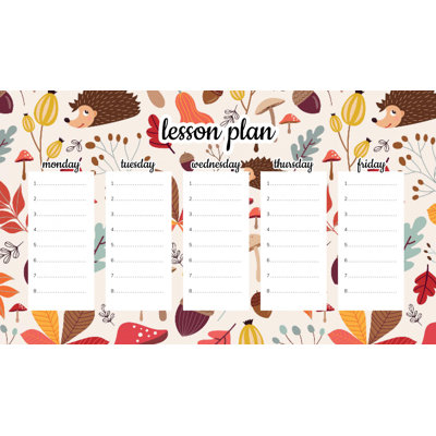 Magnetic Lesson Plan Autumn Nature