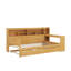Lit de jour simple avec tablettes de rangement, lit gigogne et bureau d'étude-928998066-928998061