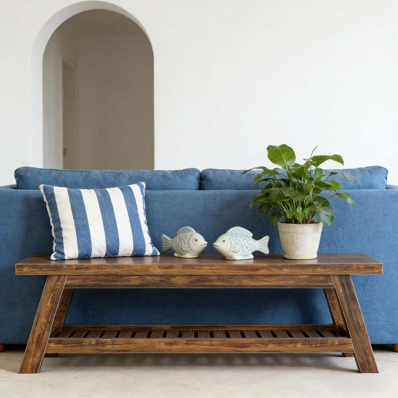 2-Tier Entryway Bench with Ample Storage and Durable MDF Build