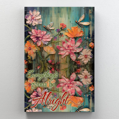 "Tout va bien se passer", impression sur toile