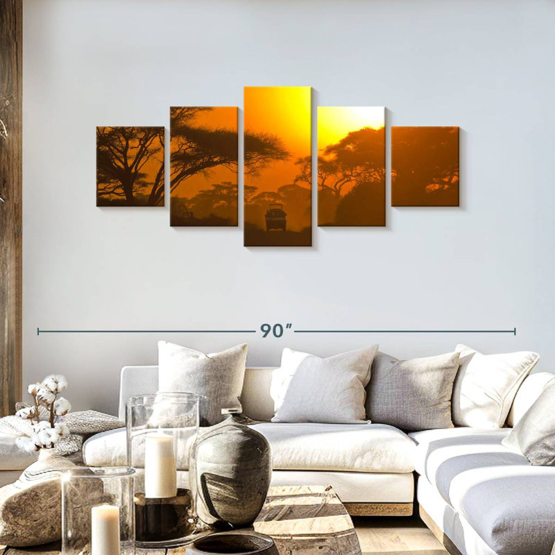 Savannah Sunset, 30" H x 68" W