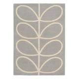 Wool Geometric Area Rug in Beige/Gray