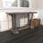 Bavory Light Brown Wood Console Table with Distressed Accents 52" x 18" x 30"