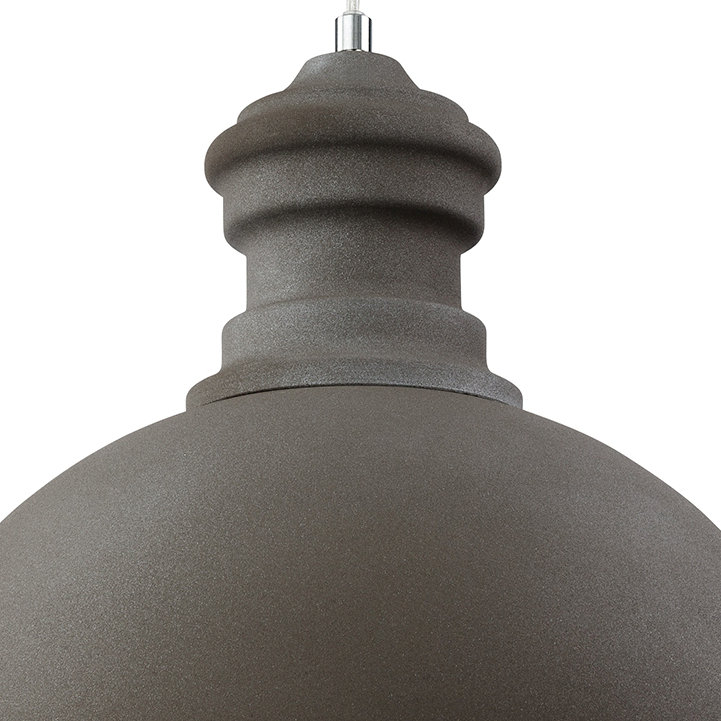 1 - Light Dome Pendant, Concrete