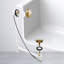 Garniture de drain de baignoire escamotable 27 "avec assemblage de tuyaux en poly et couvercle de trop-plein rotatif-37744803