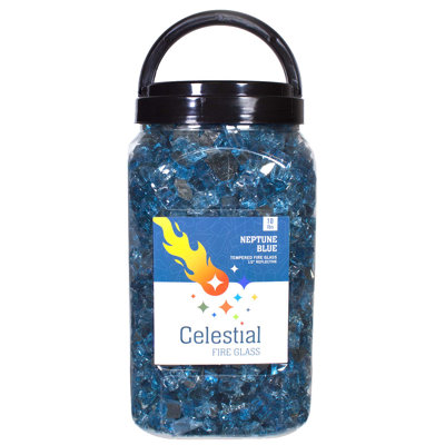 1/2" Thick 10 lb. Reflective Tempered Fire Pit Glass