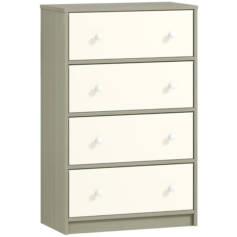 58cm W 4 - Drawer Chest of Drawers, White