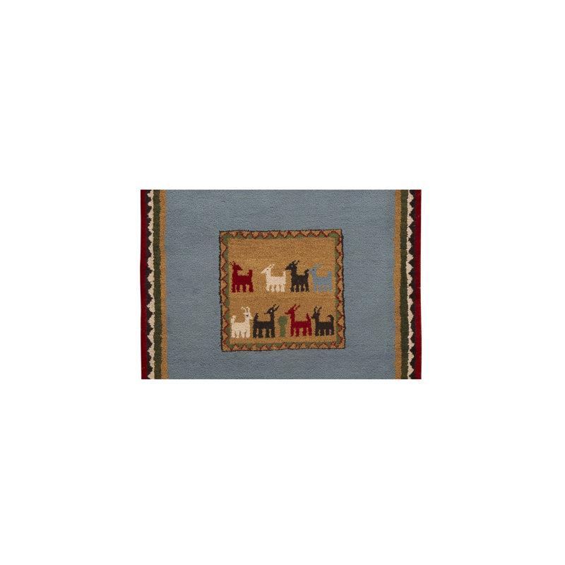 Hand Knotted Southwestern Area Rug