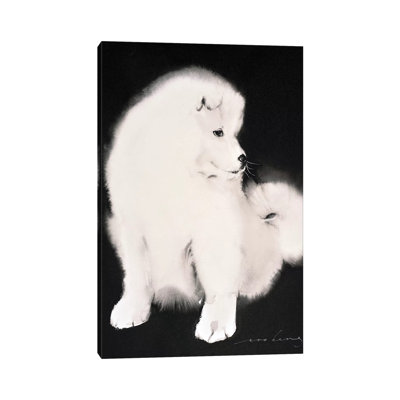 Samoyed Pup by Soo Beng Lim - Wrapped Canvas Gallery-Wrapped Canvas Giclée