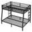 Metal Full XL Over Queen Bunk Bed for Teens and Adults