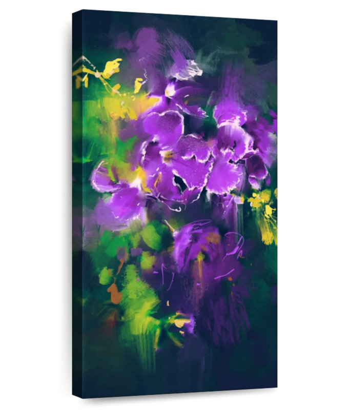 Purple Orchid, 36" H x 18" W