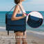 Fauteuil inclinable Sunjoy ultra léger avec dossier, tapis de plage portatif extérieur, idéal pour bronzer en camping, à la plage ou en voyage, bleu-112517028